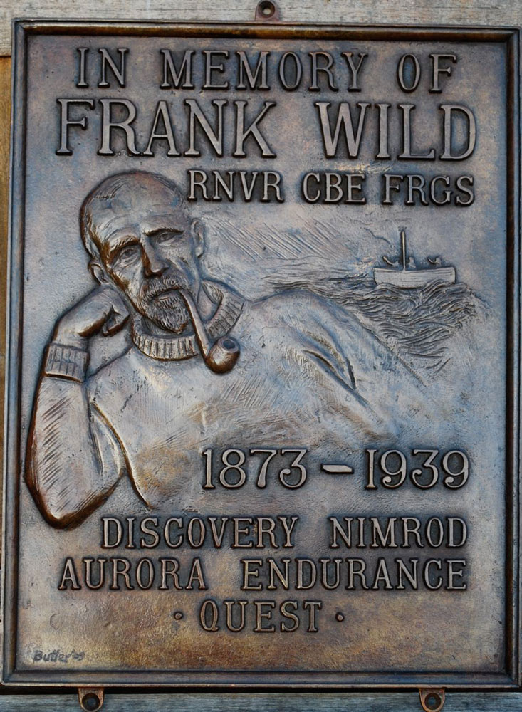 Frank Wild plaque